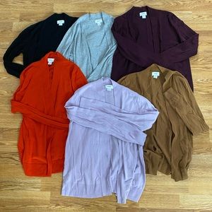 6 cardigans